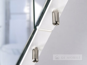 Dulap cu o oglindă în baie "Runa Black 70"