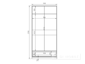 Dulap 3D1S Brix