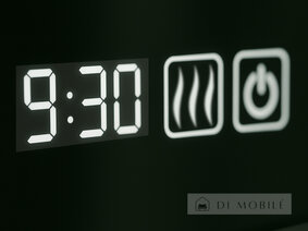 Oglindă rotundă cu iluminare de fundal