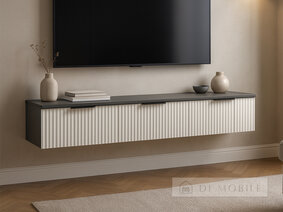 Тумба под телевизор ТВ1 с фрезеровкой