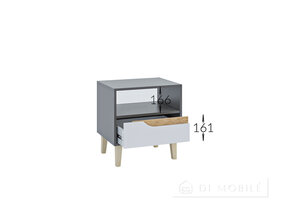 Тумба прикроватная 1Ш "Wood"