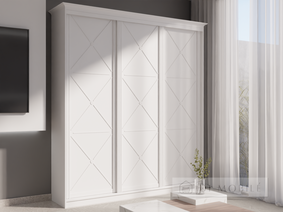 Cabinet coupe "Rome Venetiano" 2000 mm seria WT White