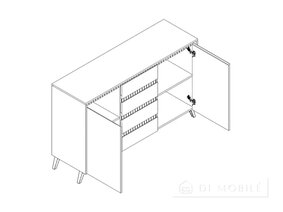 Комод KOM2D4S "Лаундж | Lounge"