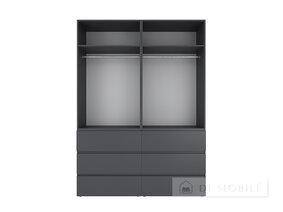 Шкаф распашный комбинированный №10 "Light"