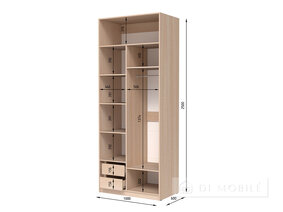 Cabinet pliant "Shr-2 ASH" 1000 mm