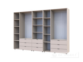 Dulap pentru haine "Gelar" 3 + 3DSP cu cutie creion