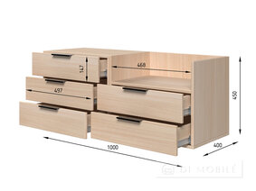 Tumba suspensie TP9 fatada MDF