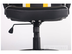 Fotoliu „VR Racer Dexter Jolt” (negru/galben)