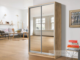 Dulap cu două uşi "E-Line" ShK 2.3 1400 mm cu barbell / microlift