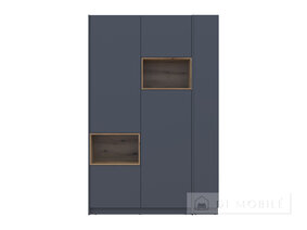 Cabinet de îmbrăcăminte cu nișă și raft "Dale" 2 chipboard