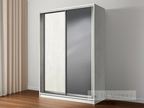 Dulap cu două uşi "E-Line" ShK.1.2 1100 mm cu rafturi