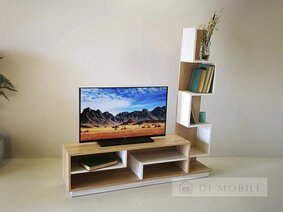 Витрина "ТВ-3" (дуб сонома/дуб атланта)