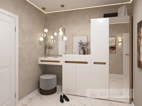 Mobilier pentru hol „Bianco”