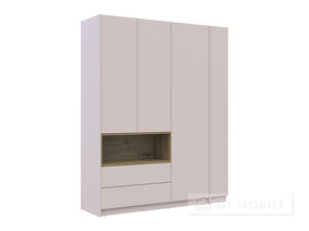 Cabinet de îmbrăcăminte cu nișă și raft "Dale" 3 chipboard