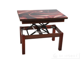 Стол-трансформер "Флай" со стеклом