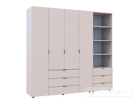 Dulap pentru haine "Gelar" 4DSP cu cutie creion