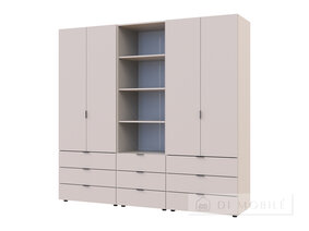 Dulap pentru haine "Gelar" 2 + 2 DSP cu cutie creion