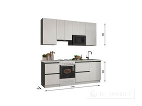 Set de bucătărie cipboard "Classic 900" 2.2 m (fără mânere)