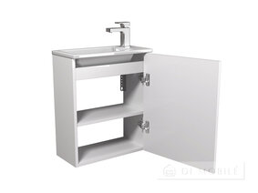 O chiuvetă atârnând "Micul-50-A Piccolo-50"