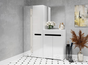 Mobilier pentru hol „Bianco”