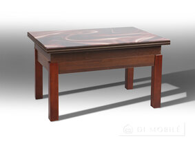 Стол-трансформер "Флай" со стеклом