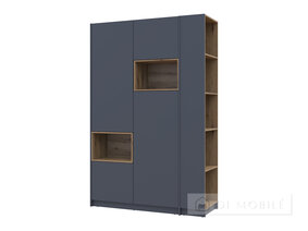 Cabinet de îmbrăcăminte cu nișă și raft "Dale" 2 chipboard