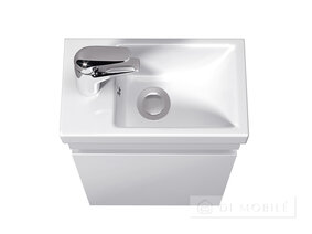 Dulăpior de baie cu lavoar „City White” (suspendat)