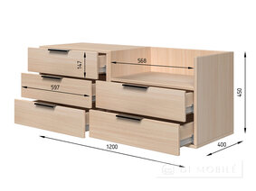 Tumba suspensie TP9 fatada MDF