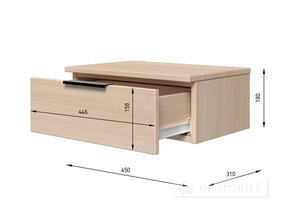 Тумба прикроватная ТП1