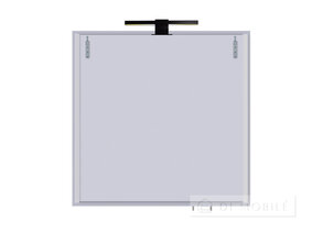 Dulap cu o oglindă în baie "Runa Black 70"