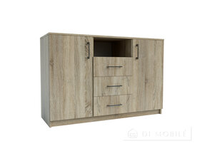 Комод К120/80/3Ш+2Д