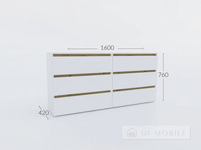 Комод К 760/1600/2 (3Ш) "Идея"