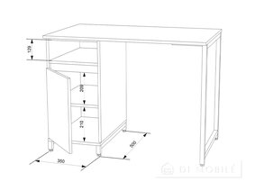 Biroul Computer "Loft SPL-10"
