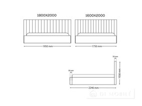Кровать "Лира" без каркаса