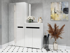 Mobilier pentru hol „Bianco”