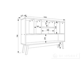 Shelving pentru cărți și jucării "W12"