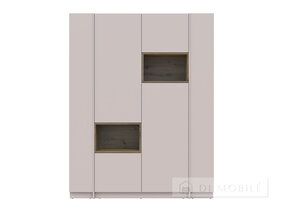 Cabinet de îmbrăcăminte cu nișă și raft "Dale" 2 chipboard