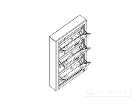 Dulap pentru încălțăminte „BUT3D Koen 2”