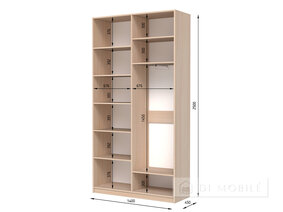 Cabinet pliant "Shr-4" 1400 mm (cu frezare Plashe Gross)