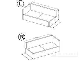 Кровать "Happy" с ящиками