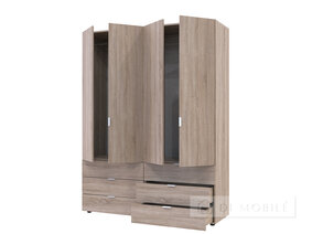 Set de dulapuri pentru haine "Gelar" 2 + 2 chipboard