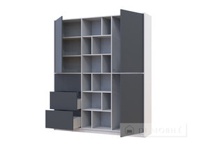 Шкаф распашный с ящиками "Морган"