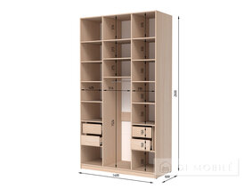 Cabinet pliant "SHR-6 ASH" 1400 mm