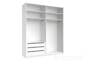 Dulap "Bella" 2000/2400 mm luciu / oglindă