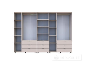 Dulap pentru haine "Gelar" 3 + 3DSP cu cutie creion