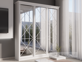 Cabinet coupe "Rome Venetiano" 2000 mm seria WT White