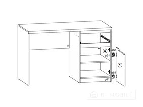 Tabel de scris BIU/120 "Julie"