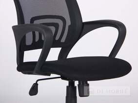 Scaun calculator "Ultra Stil Grid negru"