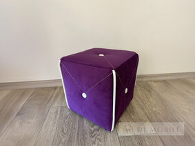 Пуф "Куб" з пуговицой