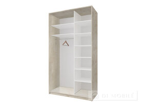 Garderobă Premium 1300 * 600 * 2400 / gri artizanal / AL într-un depozit la distanță